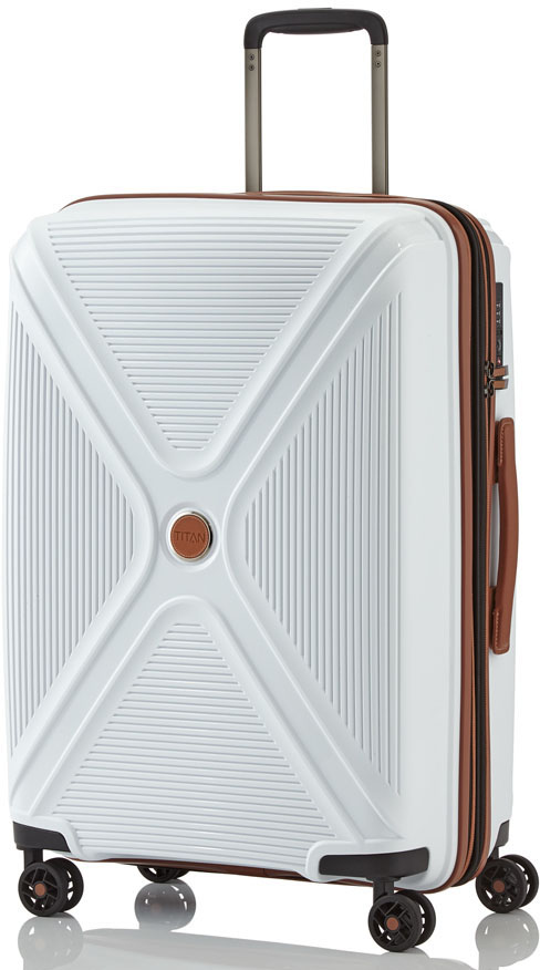 

Чемодан Titan PARADOXX/White на 4 колесах M exp. (80/88л,3,3кг) (45x68x28/31см) Ti833405-79