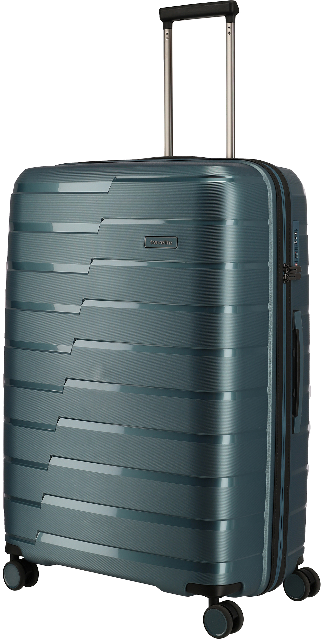 

Чемодан Travelite AIR BASE/Iceblue на 4 колесах L (105л,3,5кг) (51x77x30см) TL075349-24