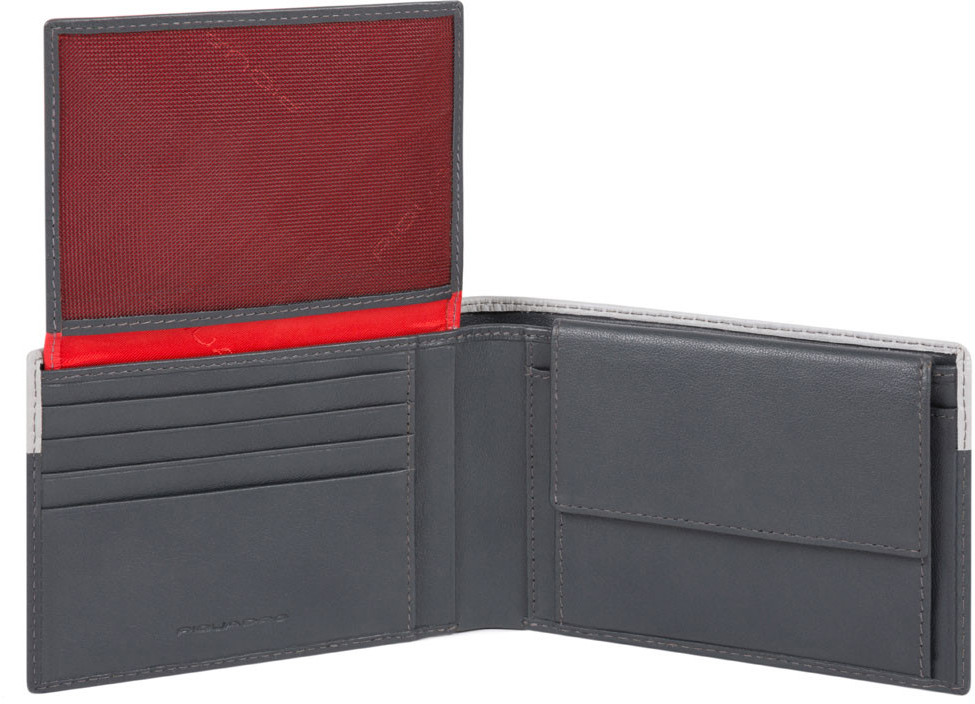 

Портмоне Piquadro URBAN/Grey-Black гориз. с отдел. для док. с RFID защитой PU1392UB00R_GRN