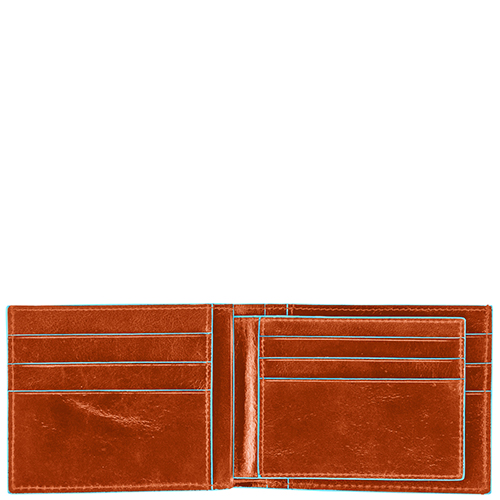 

Портмоне Piquadro BL SQUARE/Orange гориз. с отдел. для 9 кред.карт (11,5x9x2) PU1133B2_AR