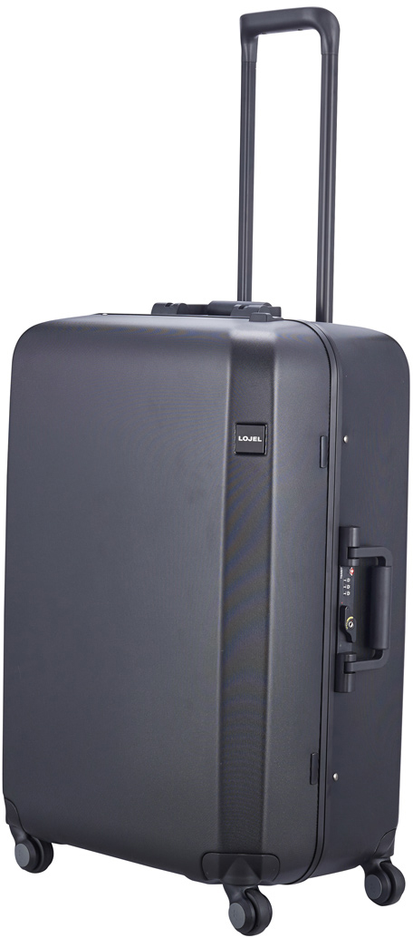 

Чемодан Lojel RANDO FRAME 18/Black M на 4 колесах (79л,4,7кг) (49,5x68,5x29см) Lj-CF1612-1M_BK