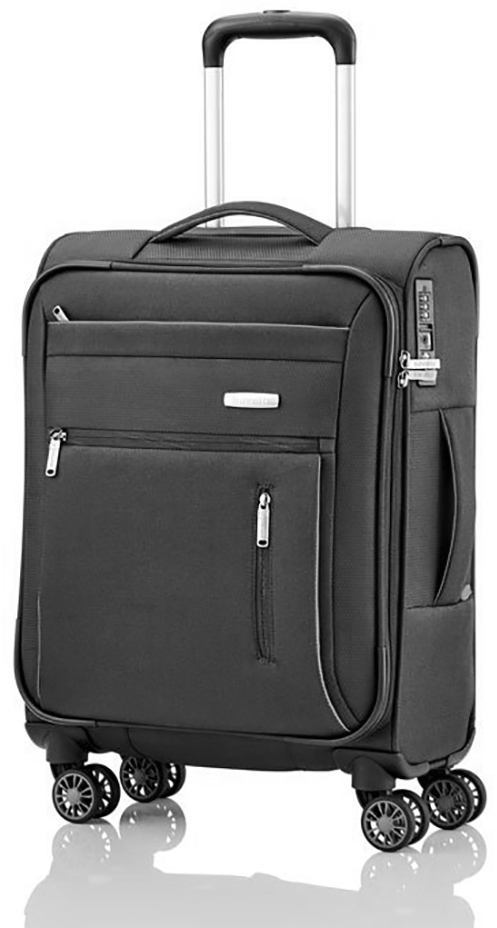 

Чемодан Travelite CAPRI/Black на 4 колесах S (38л,2,6кг) (38x55x20см) TL089847-00