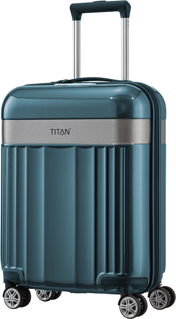 

Чемодан Titan SPOTLIGHT FLASH/North Sea на 4 колесах S (37л,2,5кг) (40x55x20см) Ti831406-21