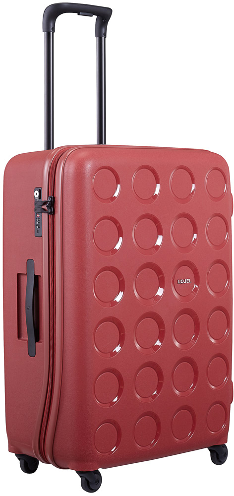 

Чемодан Lojel VITA 18/Marsala Red M на 4 колесах (75л,4,2кг) (49x70,4x29,3см) Lj-PP10-2M_R