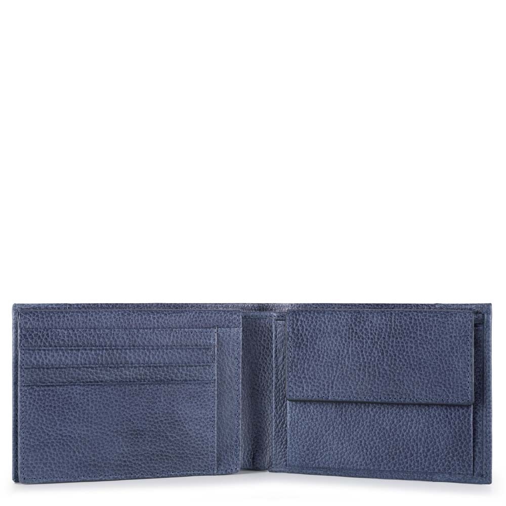 

Портмоне Piquadro PULSE/Blue гориз. с отдел. для док. (12,5x9x2,5) PU1392P15S_BLU