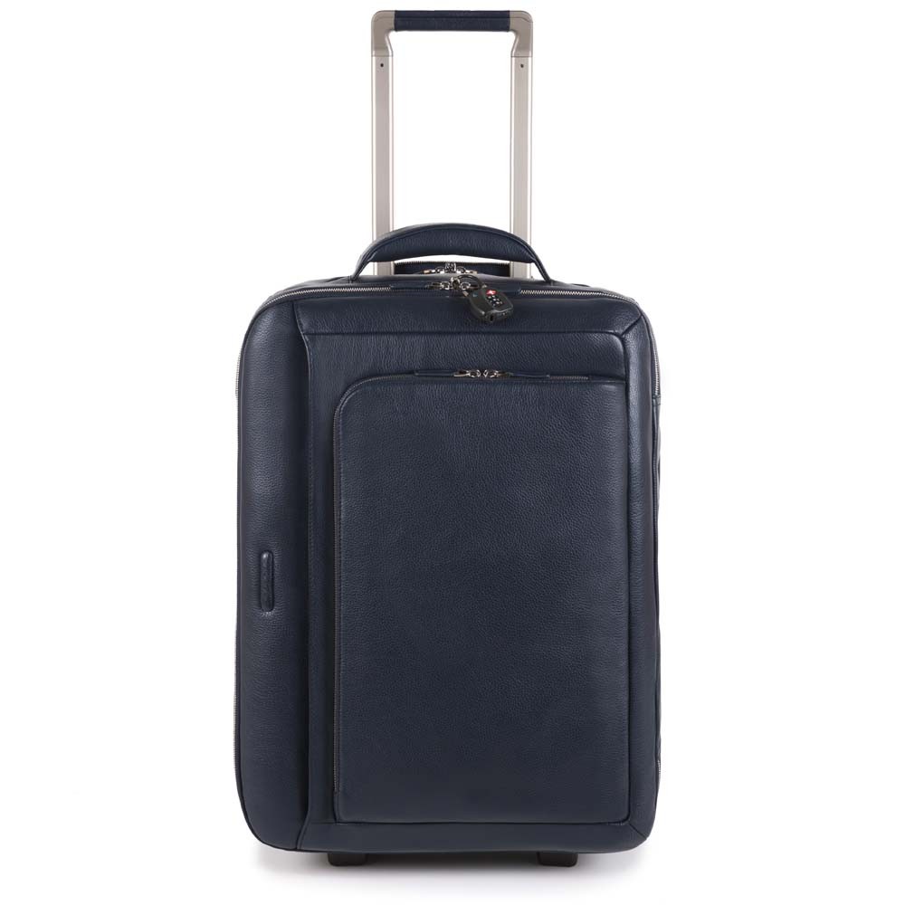 

Чемодан Piquadro MODUS/Blue на 2 колесах с чехл. д/одежды и д/ноутбука 15,6"/iPad Air/Air2 (43л) BV2960MO_BLU
