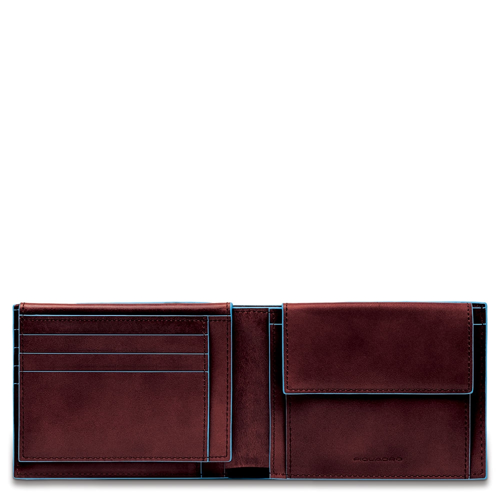 

Портмоне Piquadro BL SQUARE/Cognac гориз. с отдел. для док. с RFID защитой (12,5x9x3) PU1392B2R_MO