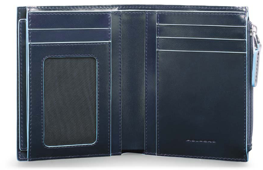 

Портмоне Piquadro BL SQUARE/N.Blue верт. с сьемным отдел. ID с RFID защитой PU4519B2R_BLU1