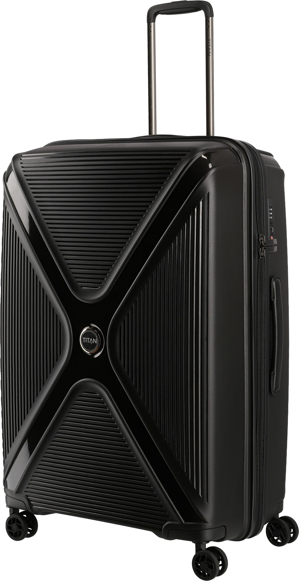 

Чемодан Titan PARADOXX/Black Uni на 4 колесах L (113л,3,9кг) (51x71x31см) Ti833404-01