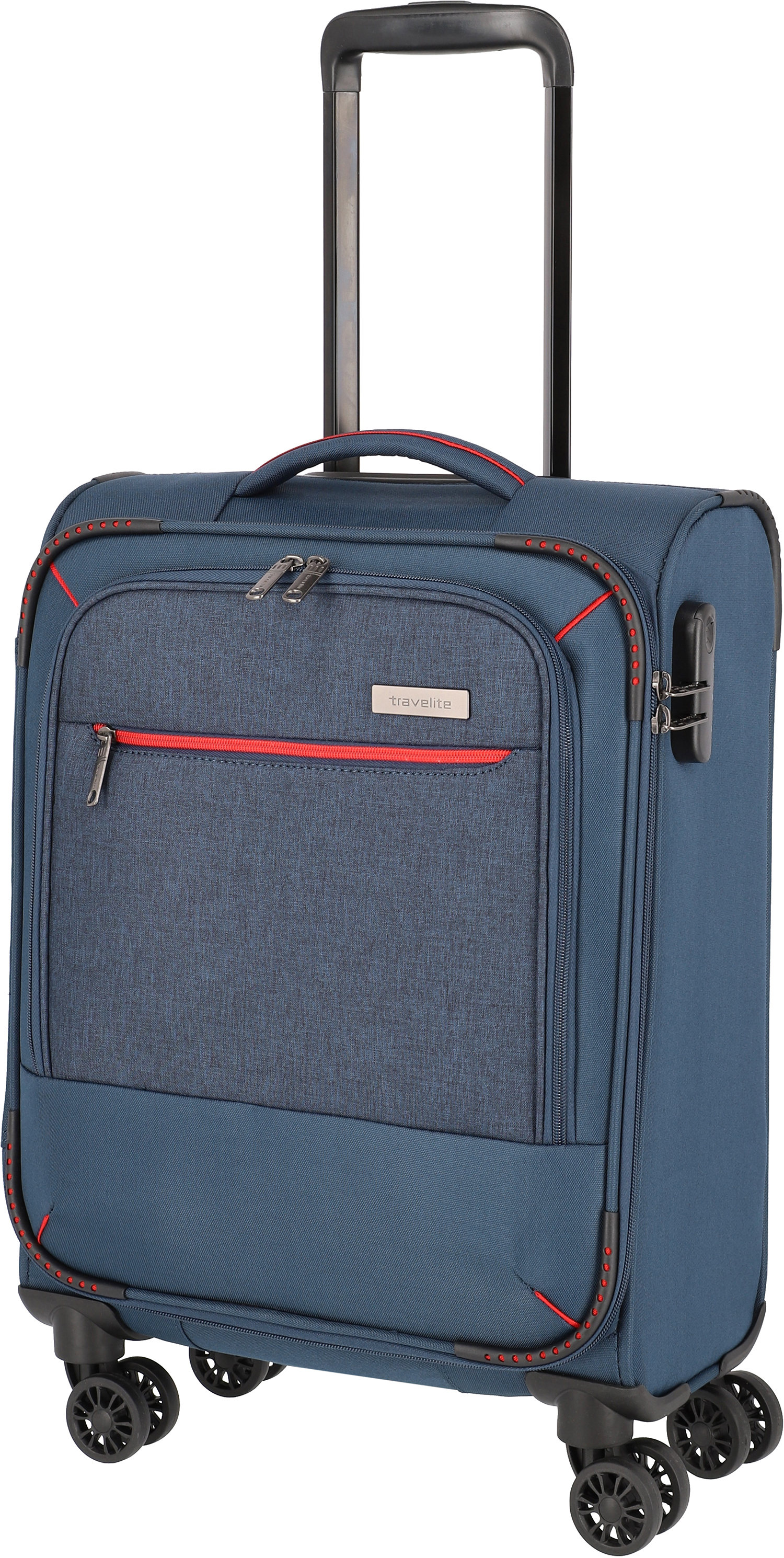 

Чемодан Travelite ARONA/Navy на 4 колесах S (33л,2,6кг) (39x55x20см) TL090247-19