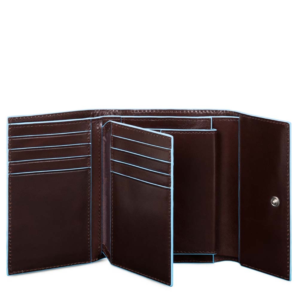 

Портмоне Piquadro BL SQUARE/Cognac верт. с отдел. для 12 кред.карт с RFID защитой (12,5x9x2,5) PD4145B2R_MO