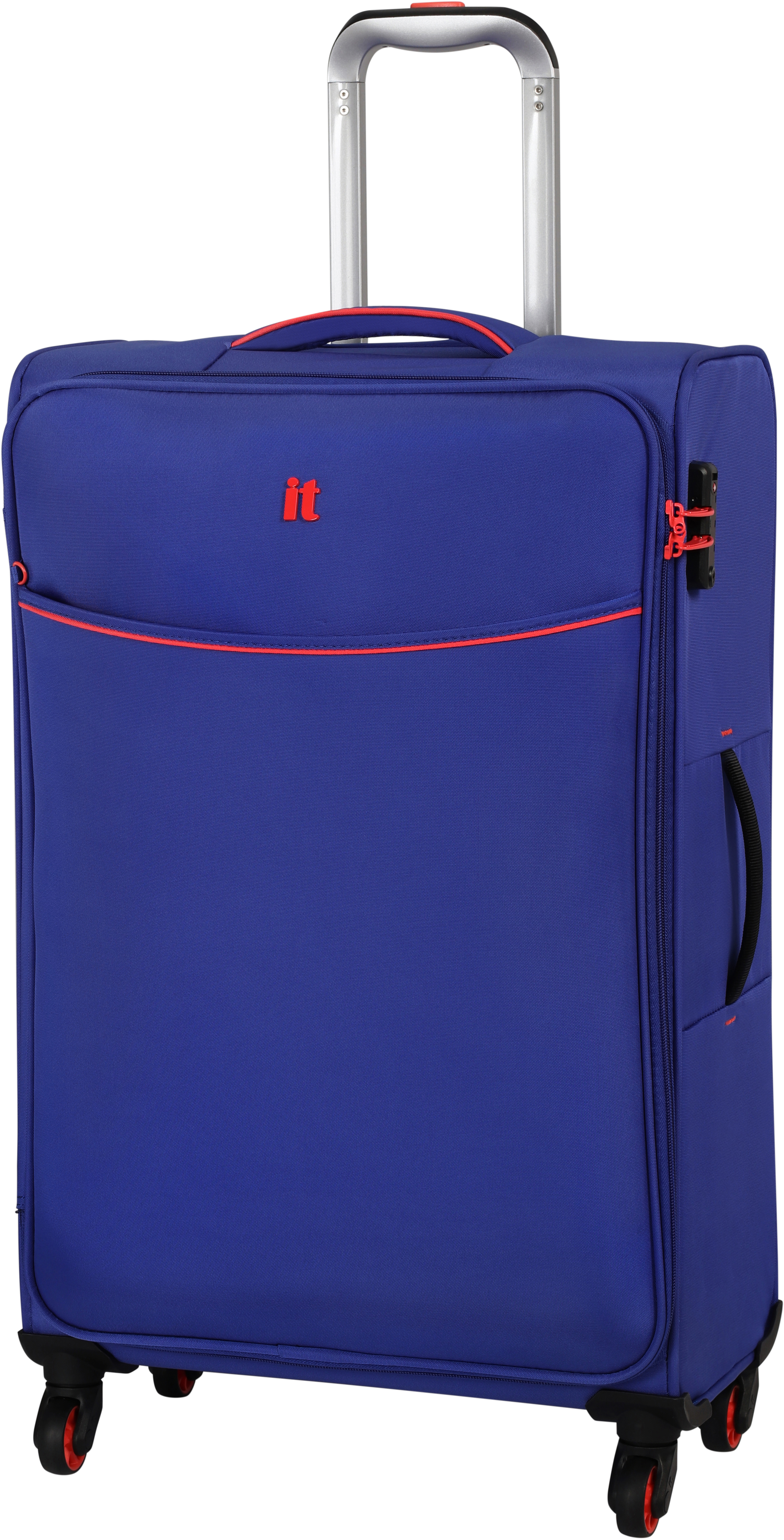 

Чемодан IT Luggage BEAMING/Dazzling Blue на 4 колесах M (57л,2,6кг) (42x70,5x25см) IT12-2342-04-M-S015