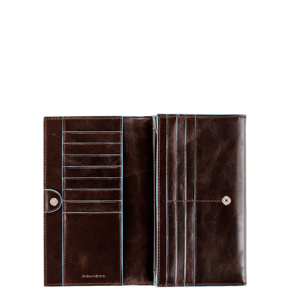 

Портмоне Piquadro BL SQUARE/Cognac жен. на кнопке (19x11x3,4) PD1855B2_MO