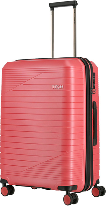 

Чемодан Titan TRANSPORT/Pink Metallic на 4 колесах M exp. (70/75л,3,2кг) (45x67x27/29см) Ti852405-16