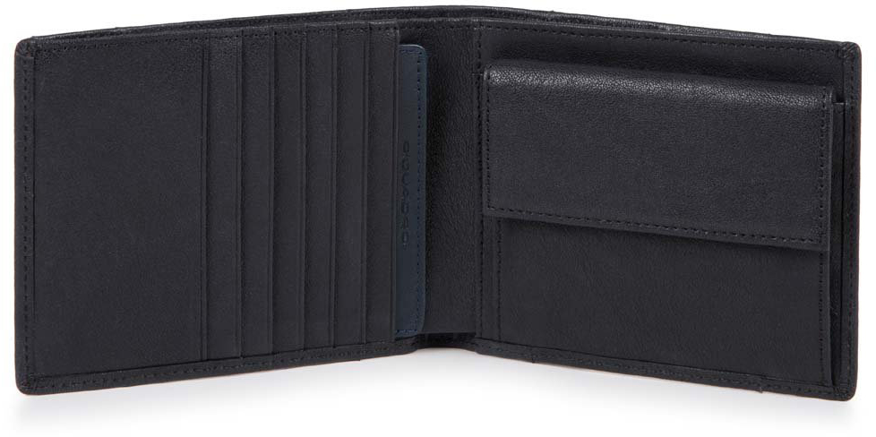 

Портмоне Piquadro BRIEF/Blue с отдел. для монет с RFID защитой (12x9,5x2) PU1239BRR_BLU