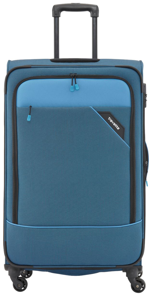 

Чемодан Travelite DERBY/Blue на 4 колесах M exp. (69/79л,3кг) (42x66x27/31см) TL087548-19