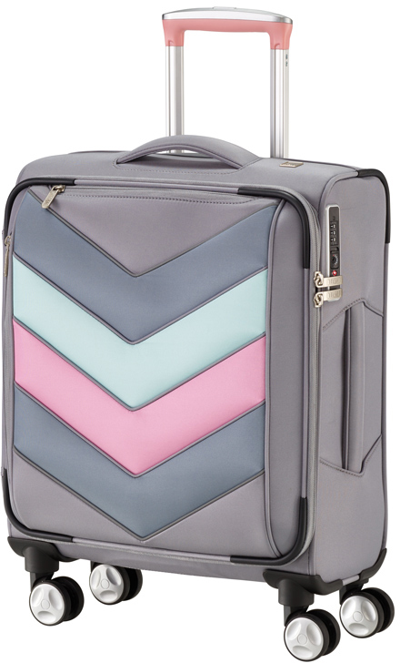 

Чемодан Titan SPOTLIGHT SOFT/Grey Sorbet на 4 колесах S (36л,2,5кг) (40x55x21см) Ti384406-03