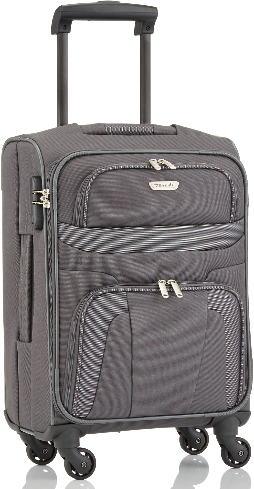 

Чемодан Travelite ORLANDO/Anthracite на 4 колесах S (35л,2,8кг) (36x54x20см) TL098547-03