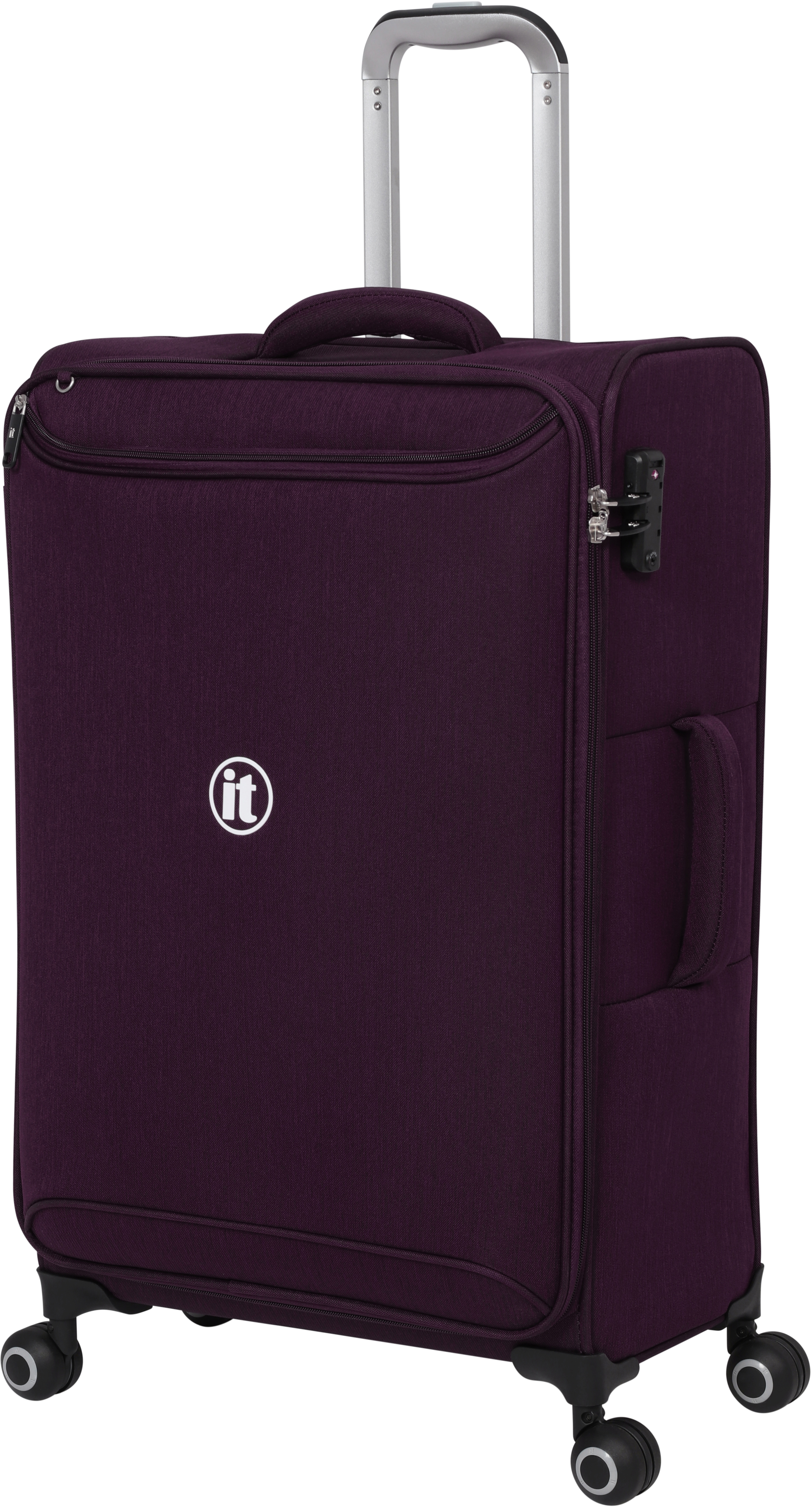 

Чемодан IT Luggage PIVOTAL/Two Tone Dark Red на 4 колесах M (62л,3кг) (43x71x25см) IT12-2461-08-M-M221