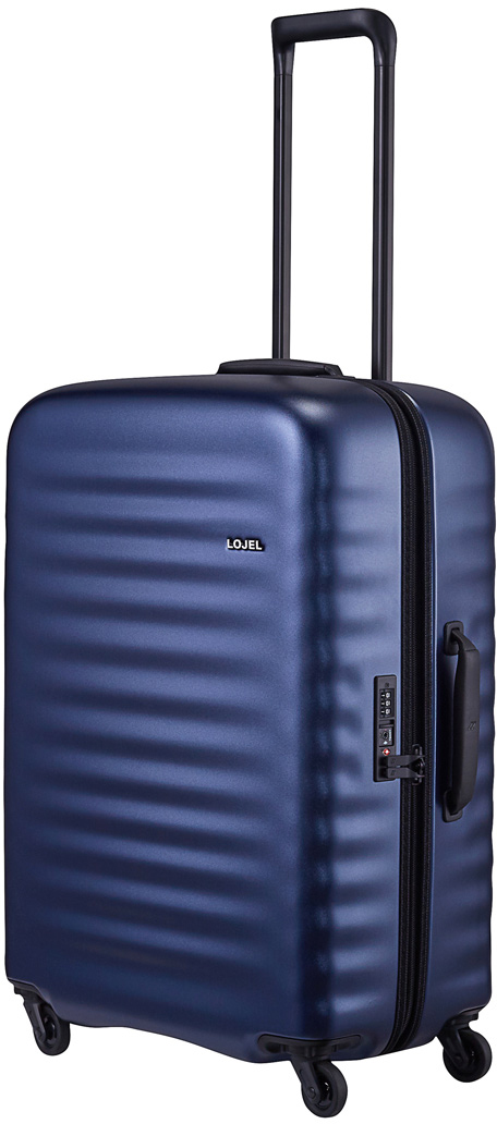 

Чемодан Lojel ALTO/Midnight Blue M на 4 колесах (75л,3,3кг) (47,5x68x27,5см) Lj-CF1793M_BLU