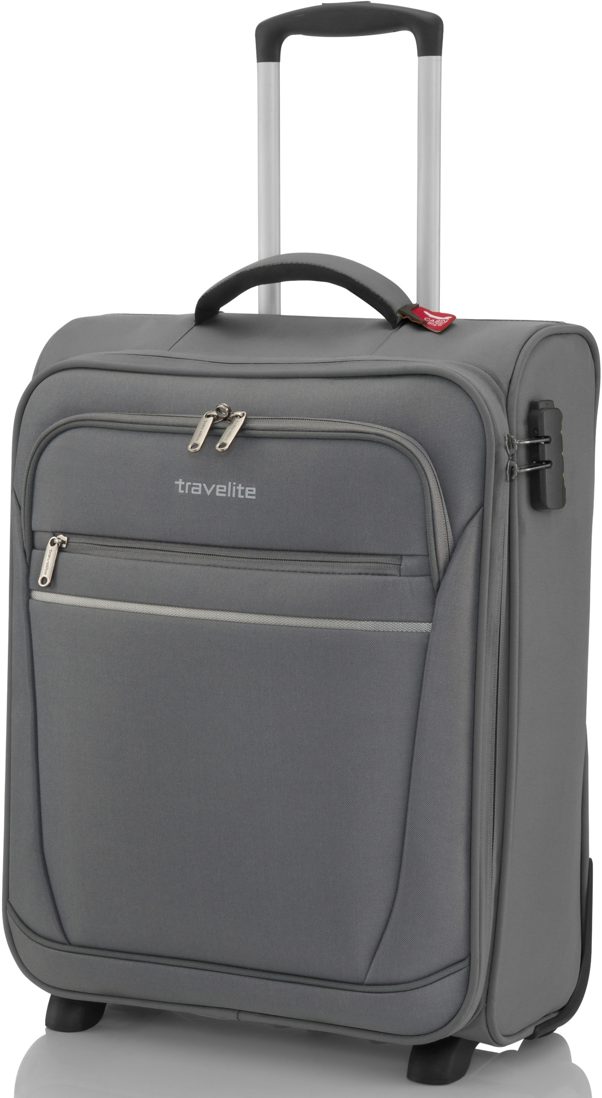 

Чемодан Travelite CABIN/Anthracite на 2 колесах S (44л,1,9кг) (40x55x20см) TL090237-03