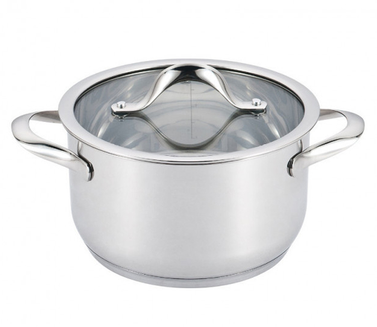 

Кастрюля 1,6 л с крышкой Lessner 55877-16