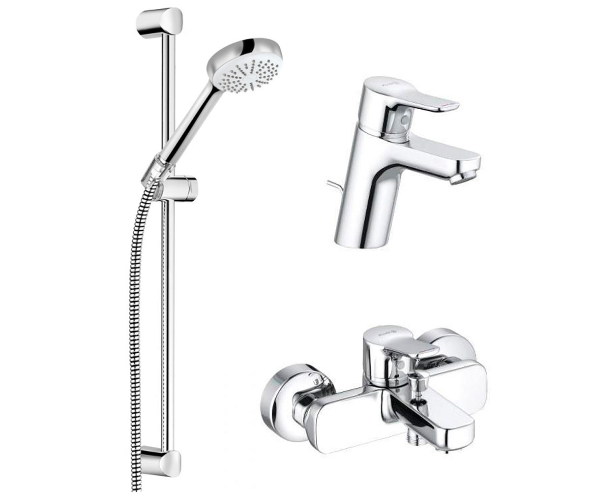 

Набор смесителей 3 в 1 KLUDI PURE AND EASY 376850565