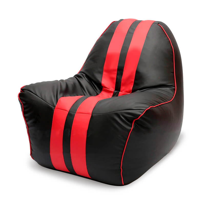 

Кресло-мешок SportCar SanchoBAG, материал Экокожа, цвет Черный: Черный + Красный