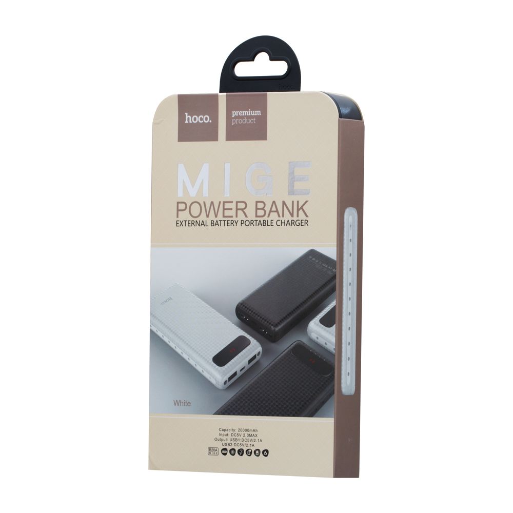 

Power Bank Hoco B20A 20000 mAh Цвет Чёрный