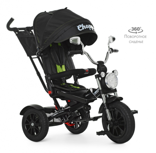 

Велосипед Turbo Trike Chopper Черно-зеленый (M 4056-20) (F00244688)