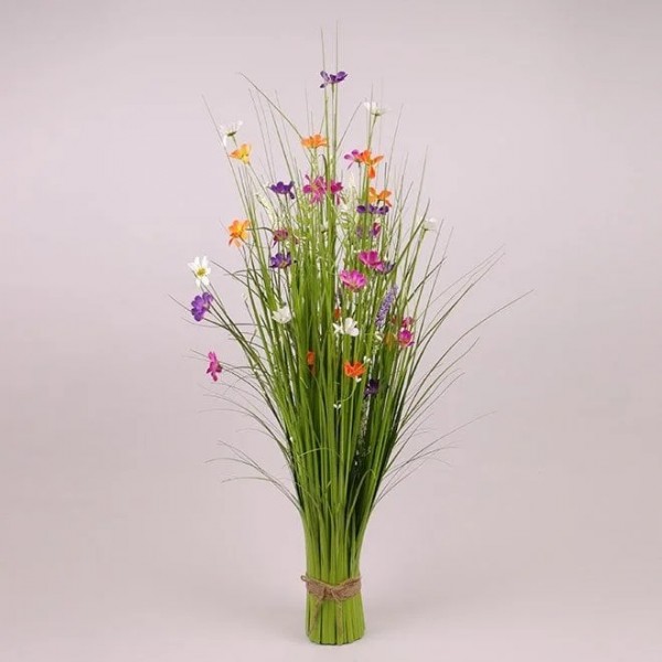 

Композиция декоративная Трава с цветами Flora 97 см. 72905