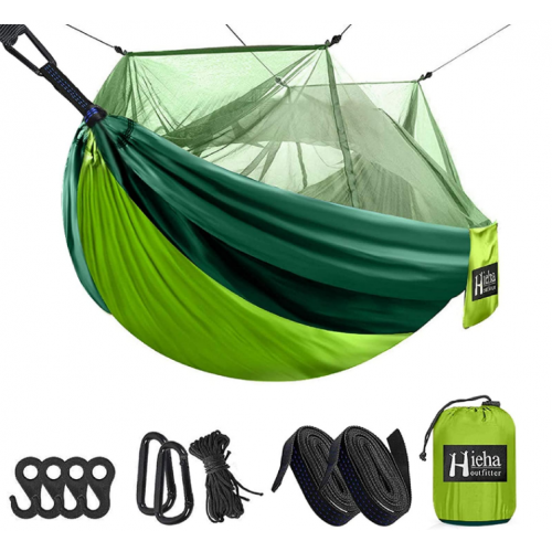 

Туристический гамак с москитной сеткой Hieha Hammock Net Зелёный 48368