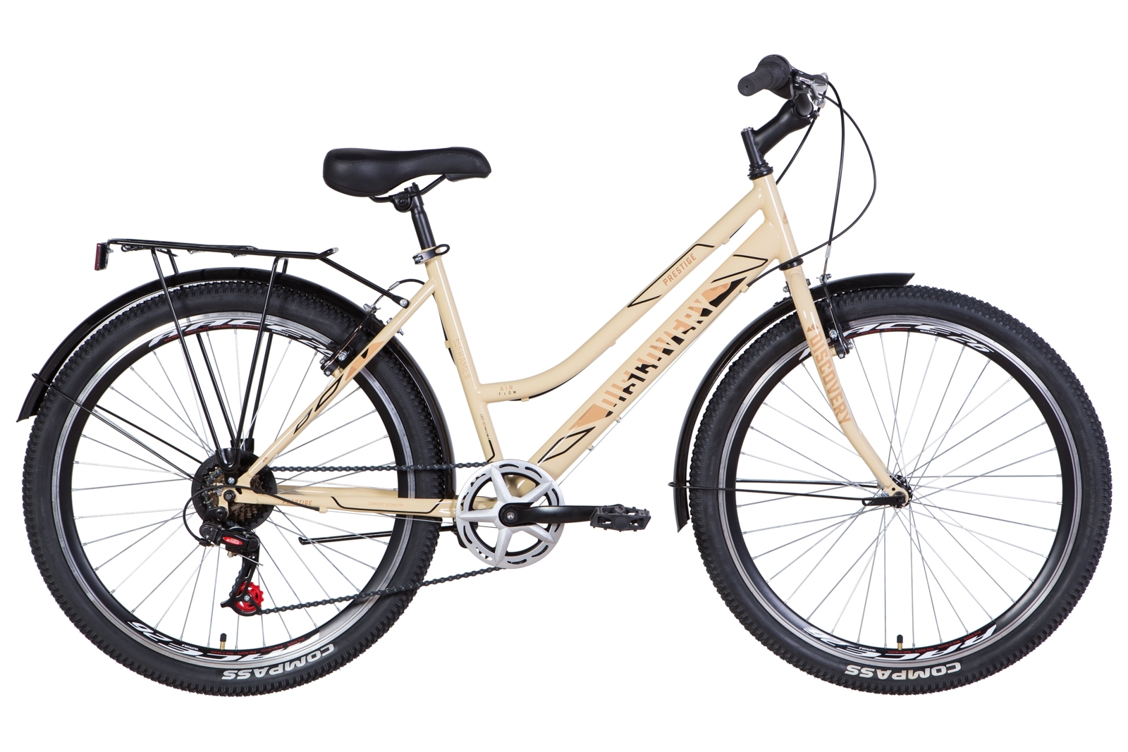 

Велосипед 26" Discovery PRESTIGE WOMAN бежевый 2021