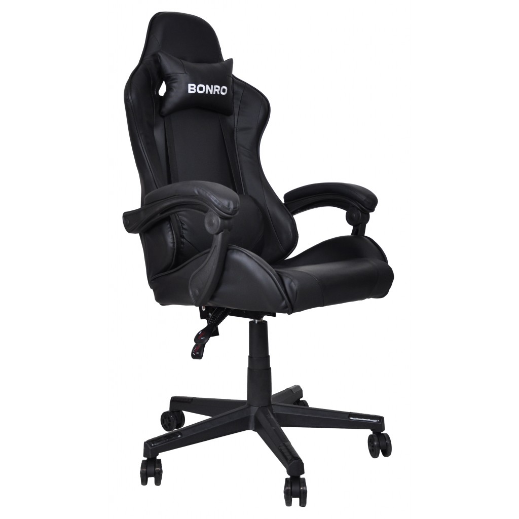 

Геймерское кресло Bonro 124х52х51 см Черный