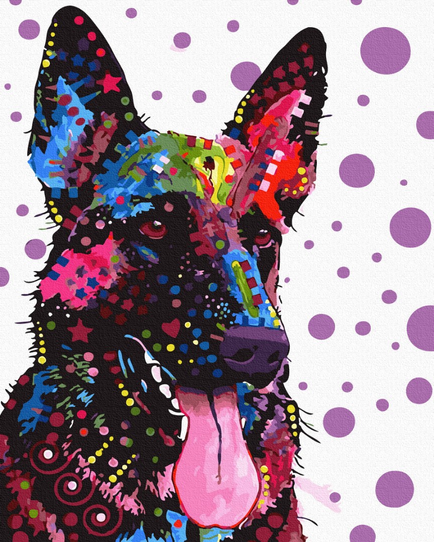 

Картина по номерам "Красочный Рекс" Brushme 40х50 см (tvo0002670)