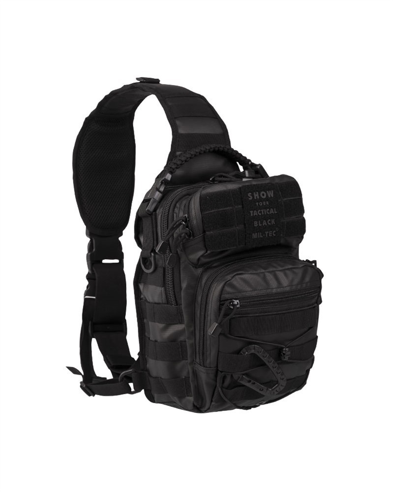 

Рюкзак однолямочный штурмовой MIL-TEC Assault 8,5 л Black (14059188)