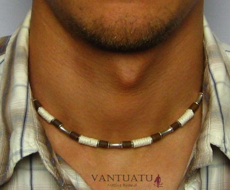 

Мужские бусы-чокер Vantuatu CS-LNM14 из кости