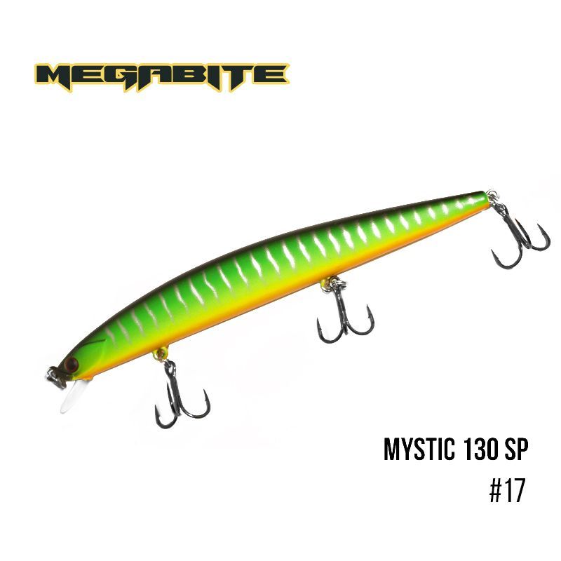 

Воблер Megabite Mystic 130 SP (130 мм, 18,4 гр, 0,5 m) (17)