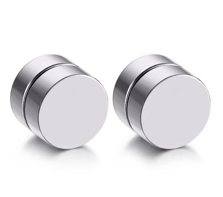 

Серьги-клипсы из стали на магните Everiot MG-8 (фейк-плаги) (6 мм, Металл)