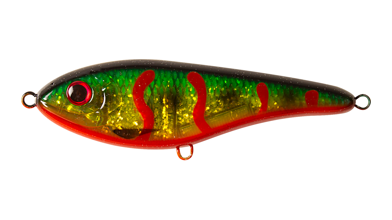 

Воблер Джеркбейт Strike Pro Buster Jerk II Shallow Runner, 120 мм, 37 гр, Загл. 0,3м.-2,0м., Медленн (128375)