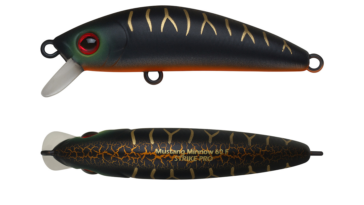 

Воблер Strike Pro Mustang Minnow 60 плавающий 6см 5.8гр Загл. 0,3м -0,7м#A208S (107367)