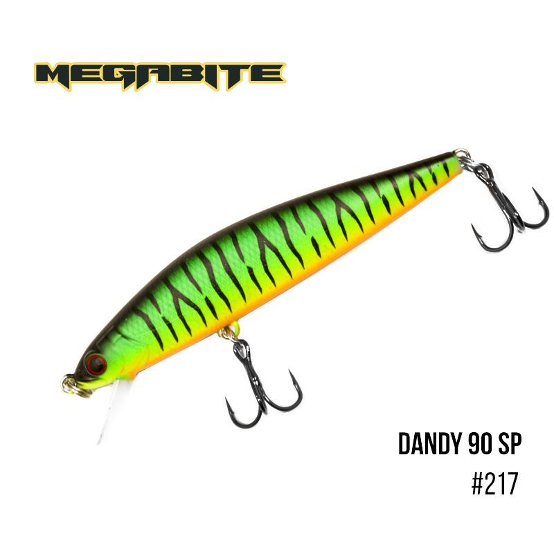 

Воблер Megabite Dandy 90 SP (90 мм, 11,4 гр, 1,0 m) (217)