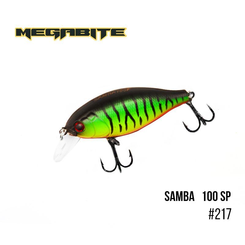 

Воблер Megabite Samba 100 SP (60 мм, 14,8 гр, 1 m) (217)
