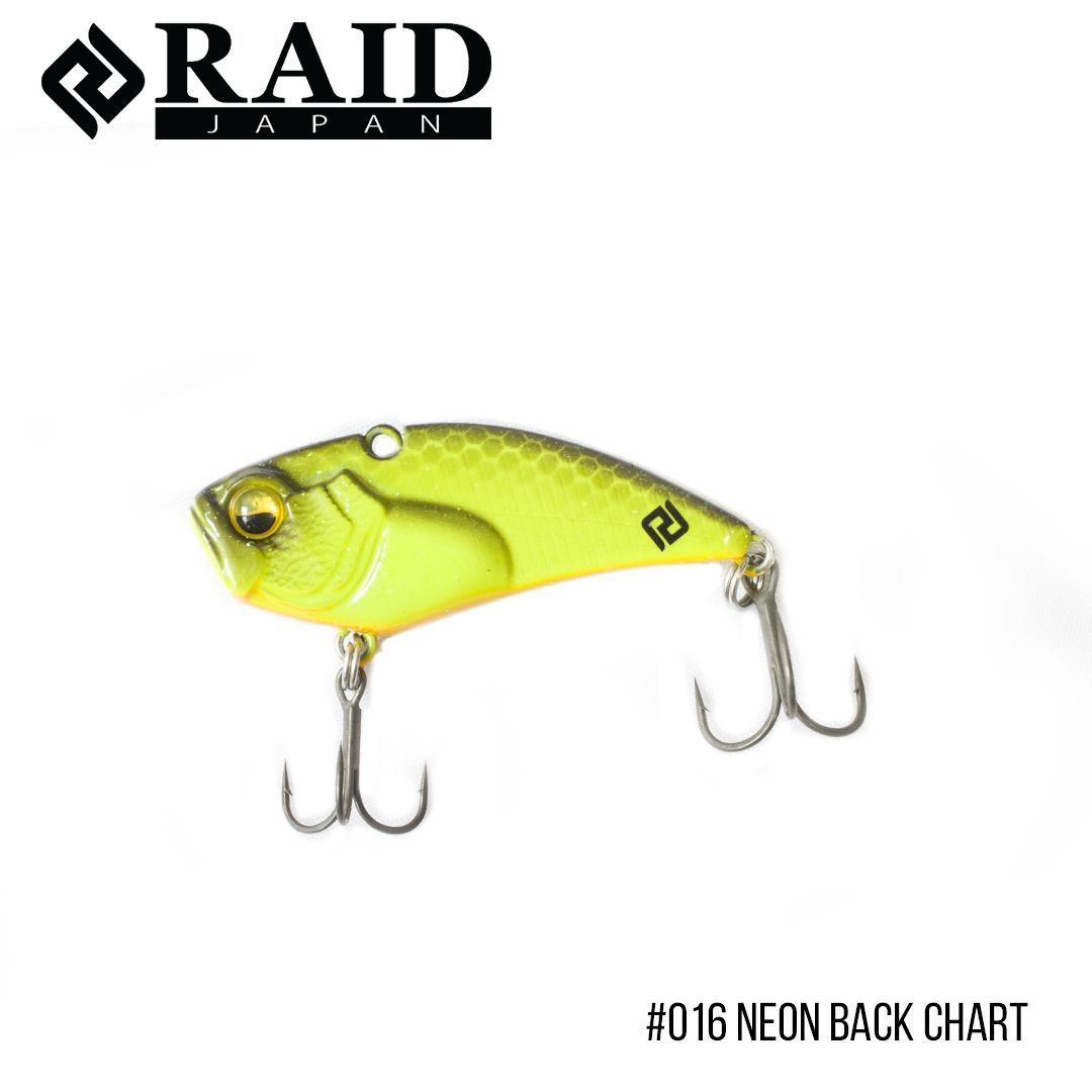 

Воблер Raid Level Vib Boost (38mm, 5g) (016 Neon Back Chart)