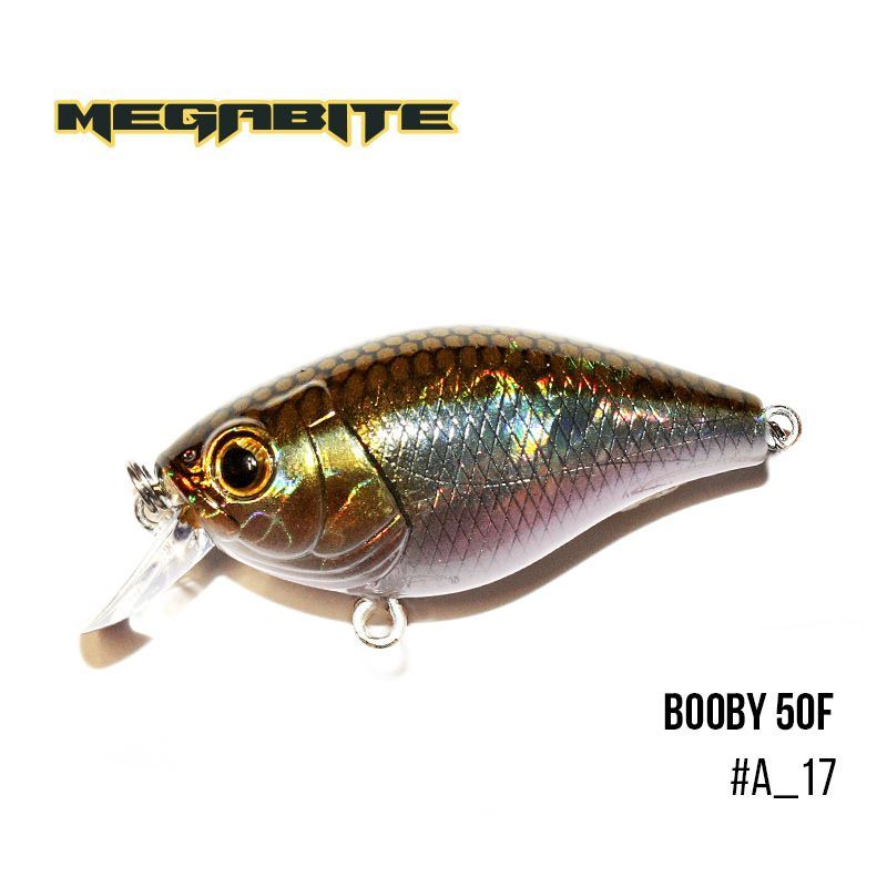 

Воблер Megabite Booby 50 F (50 мм, 9,4 гр, 0.7 m) (A_17)