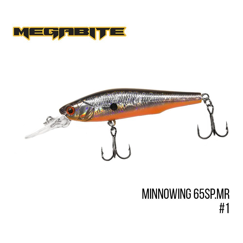 

Воблер Megabite Minnowing 65 SP MR (65 mm, 5.5 g, 1.5 m) (1)