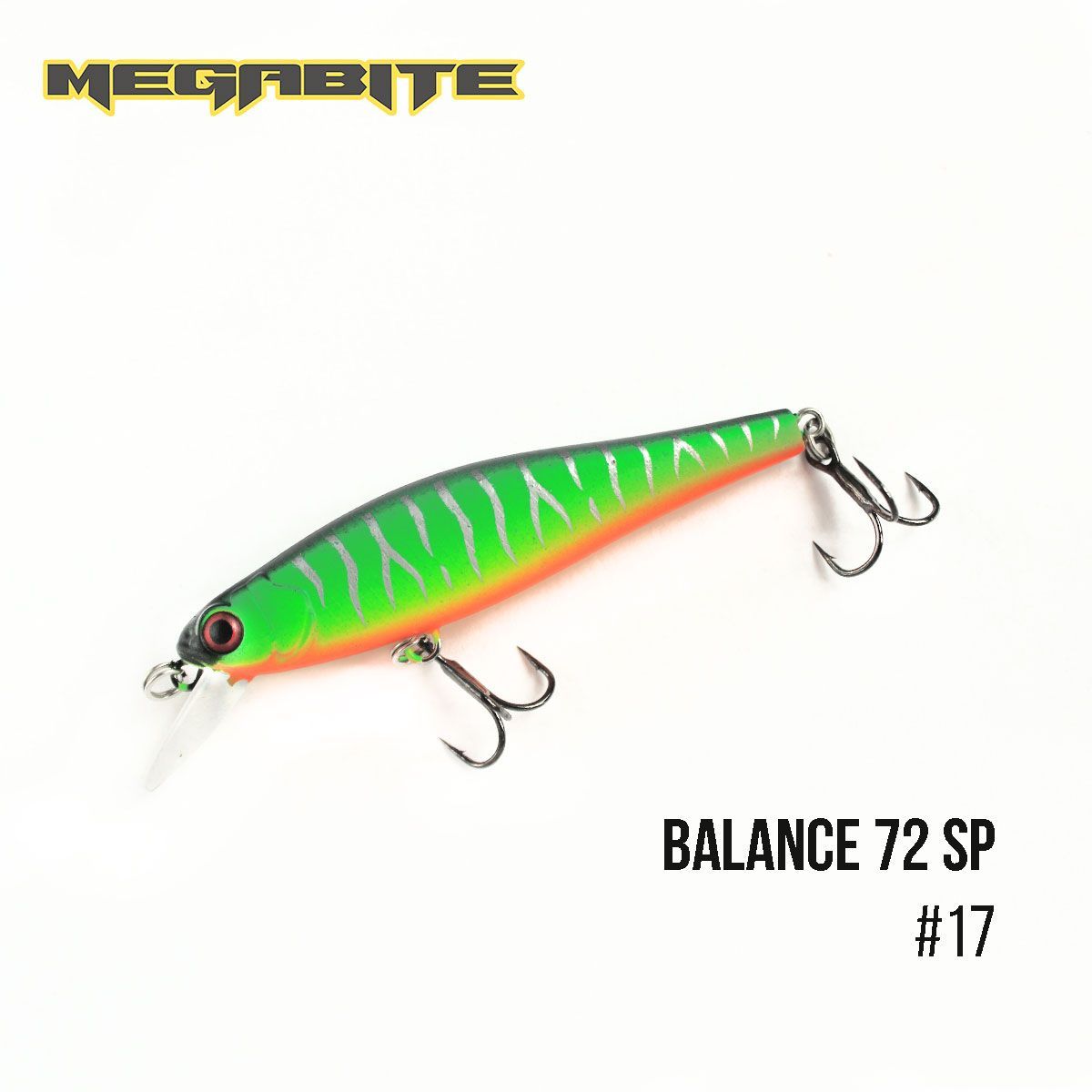 

Воблер Megabite Balance 72 SP (72 мм, 6,9гр, 1m) (17)