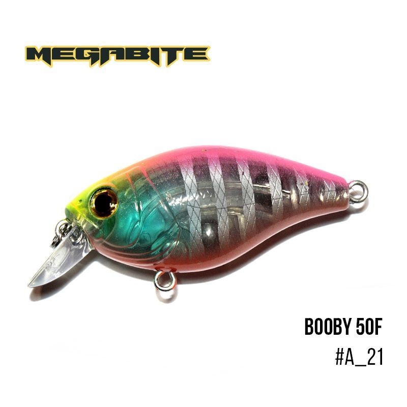 

Воблер Megabite Booby 50 F (50 мм, 9,4 гр, 0.7 m) (A_21)