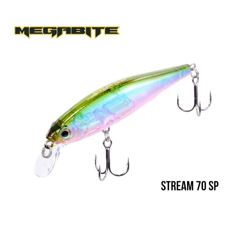 

Воблер Megabite Stream 70 SP (70 мм, 6,4гр, 0,8m) (6)