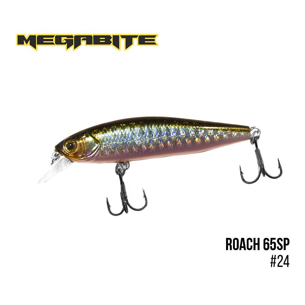 

Воблер Megabite Roach 65 SP (65 mm, 5.7 g, 0.8 m) (24)